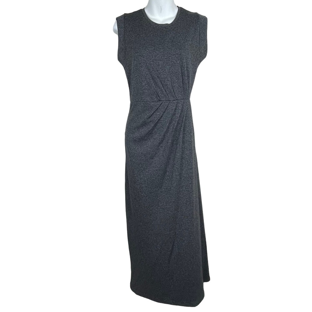 Club Monaco‎ Gray Faux Wrap Maxi Sleeveless Dress Size XS